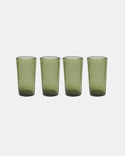 Kuki Highball Glas, 4-Pack, Grön