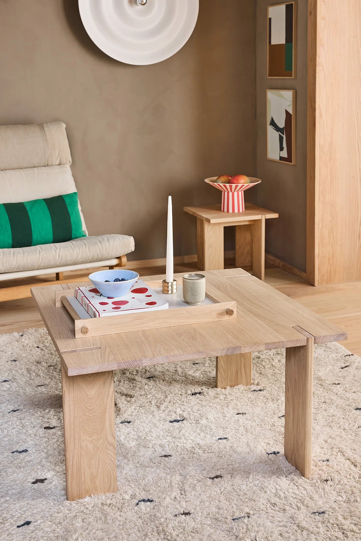 OY Square Soffbord 75x75, Natur