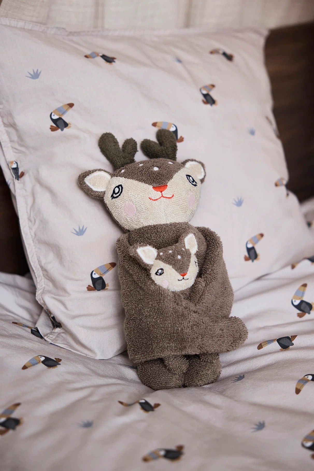 Dea & Baby Dac Deer Gosedjur, Taupe