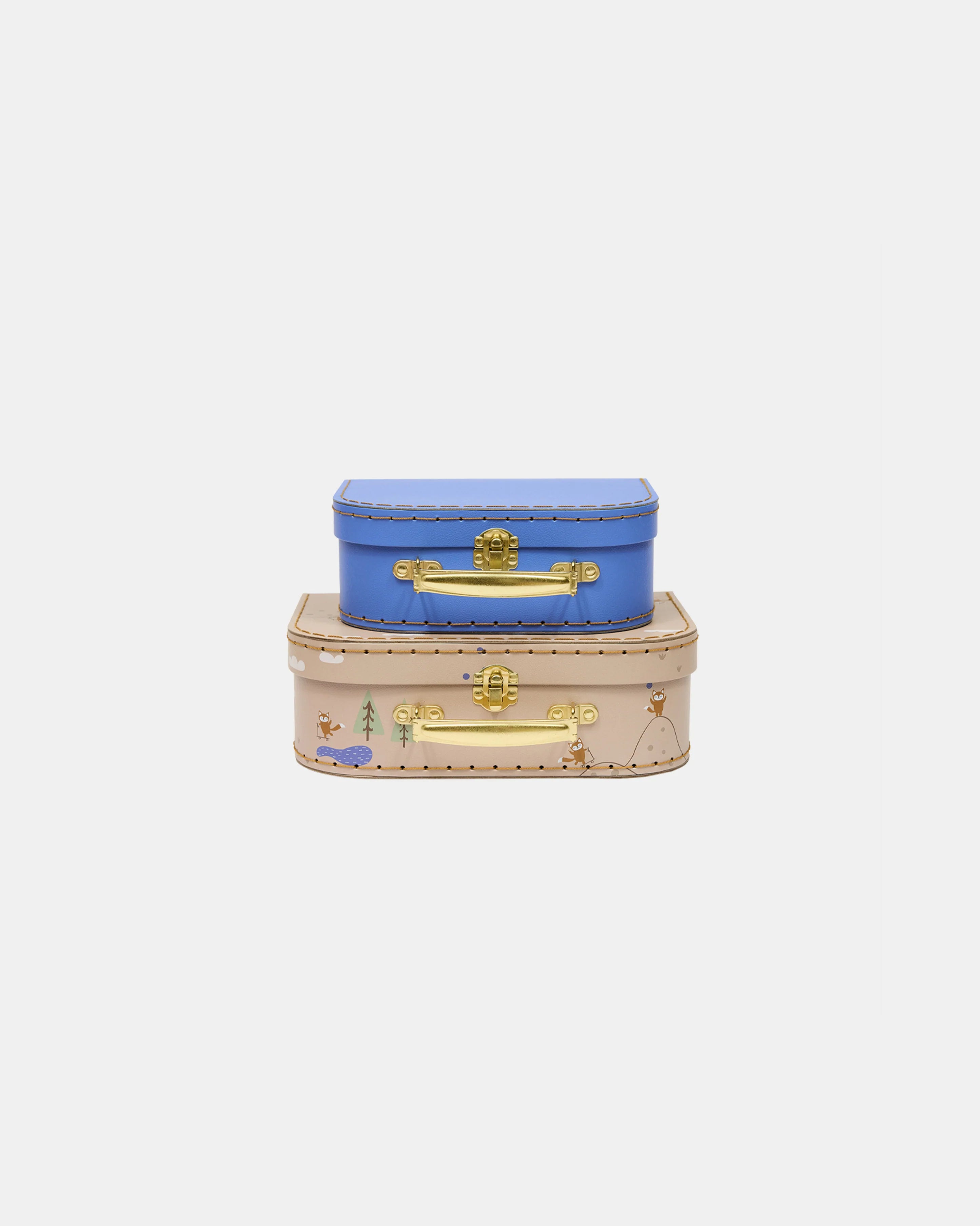 Miniresväska Fox, 2-Pack, Beige
