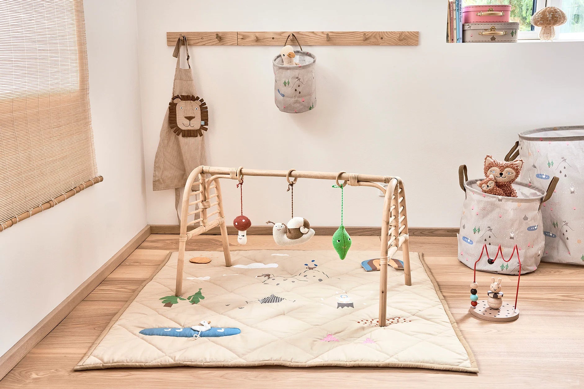 OYOY-M107757-Forest-Activity-Blanket-M107669-Forest-Play-Gym-Toy-M107706-Striped-Denim-Lion-Apron-M107684-Circus-Rabbit-Abacus-M107745-M107746-M107747-Deer-Duck-Storage-Basket-M107751_632d861c-11bc-4326-a073-918f5c15112e.webp