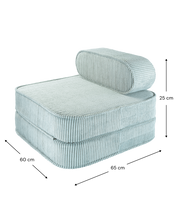 Flip Vikbar fåtölj, Peppermint Green