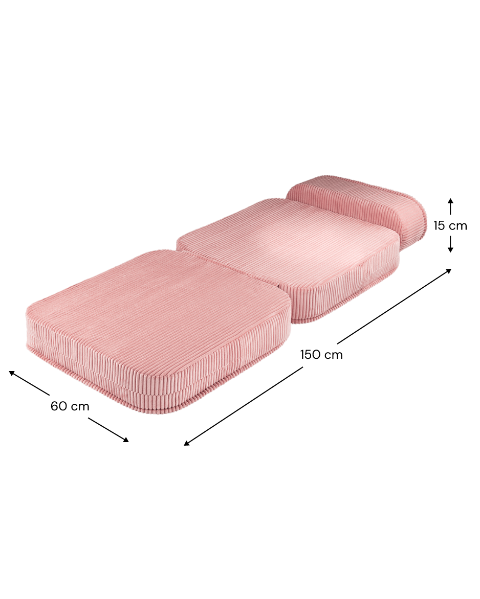 Flip Vikbar fåtölj, Pink Mousse