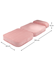 Flip Vikbar fåtölj, Pink Mousse
