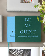 Guest Book - Green/Blue