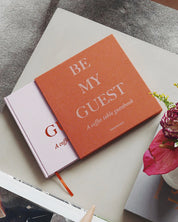 Guest Book - Rust/Pink
