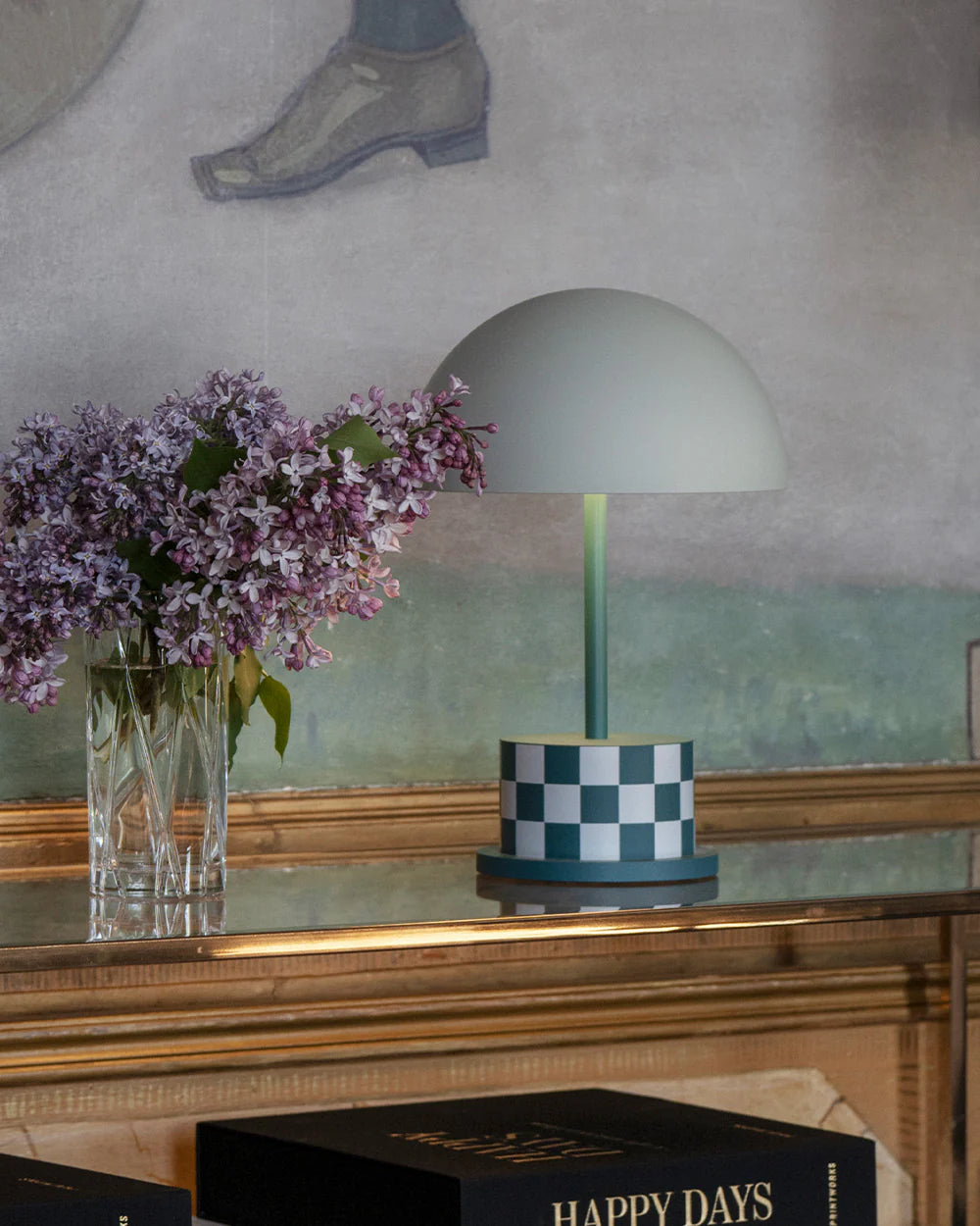 Portable Lamp - Riviera, Checkers