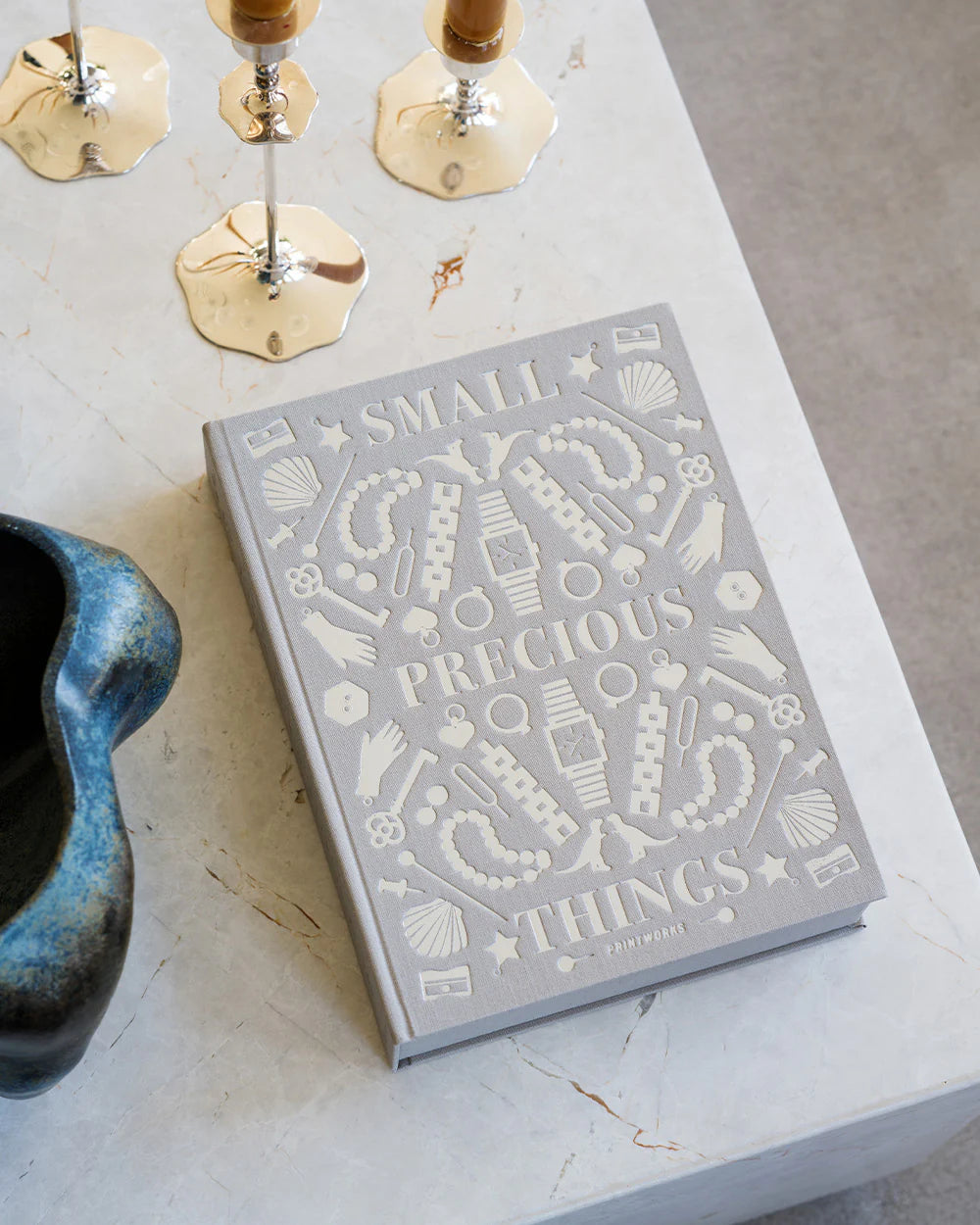 Storage box - Precious Things, Grey