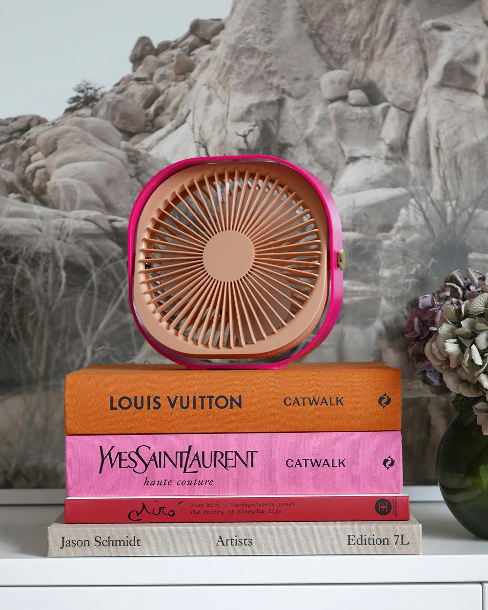 Table fan - Fantastic, Cerise
