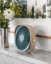 Table fan - Fantastic Wood, Dusty Blue