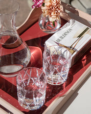 Lacquered Tray - Swell, Maroon/Pink M