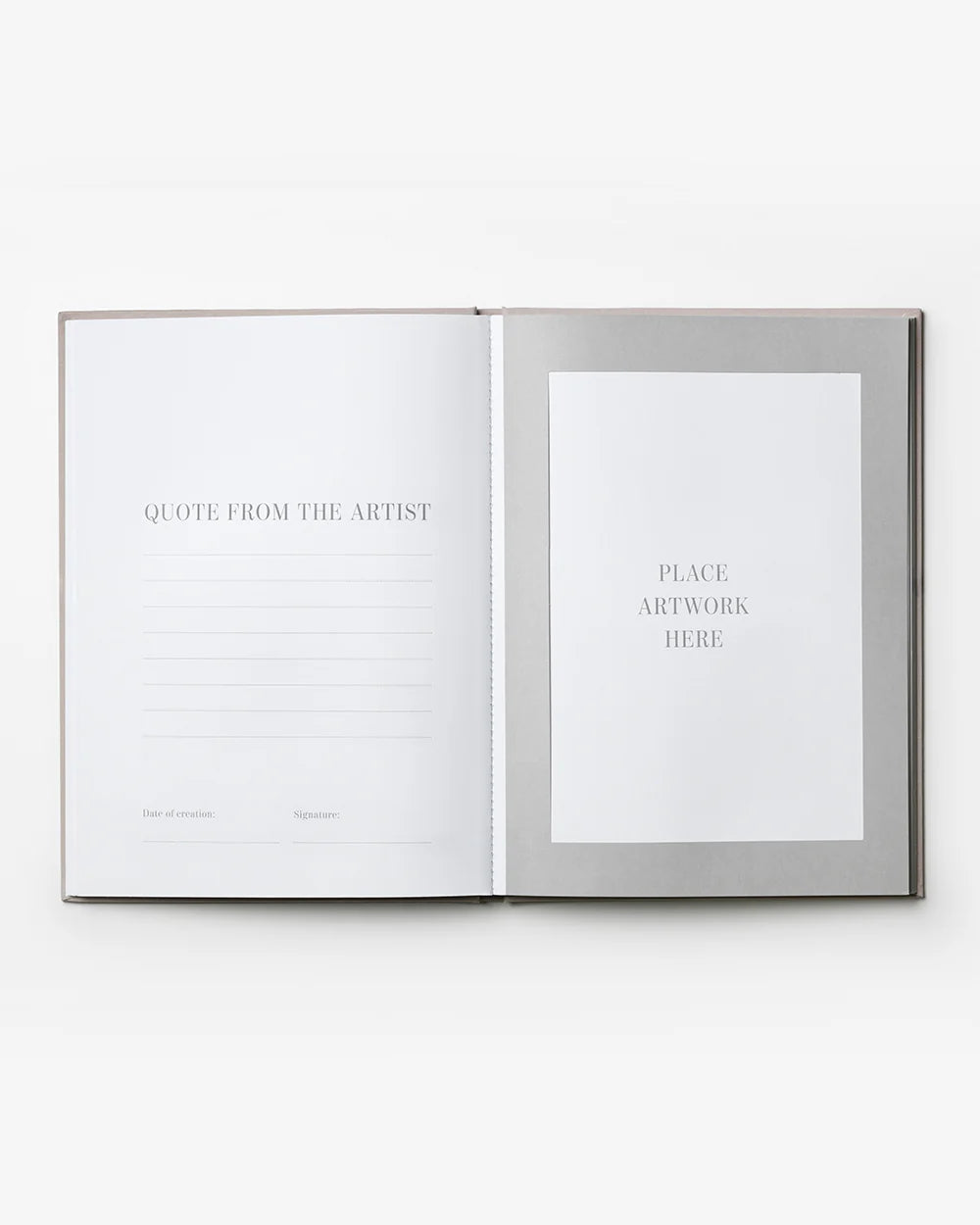 Frame book - Great Art, Beige
