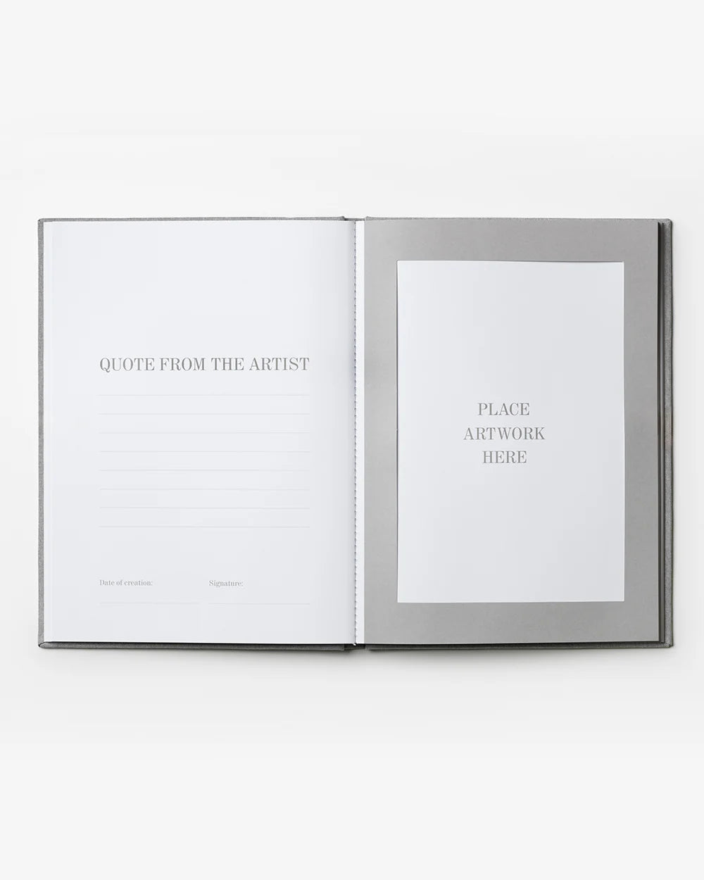 Frame book - Great Art, Grå