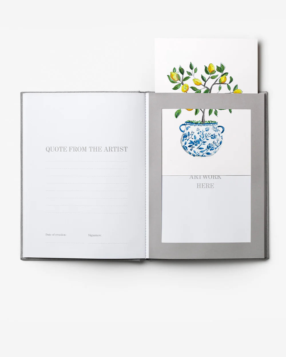 Frame book - Great Art, Grå