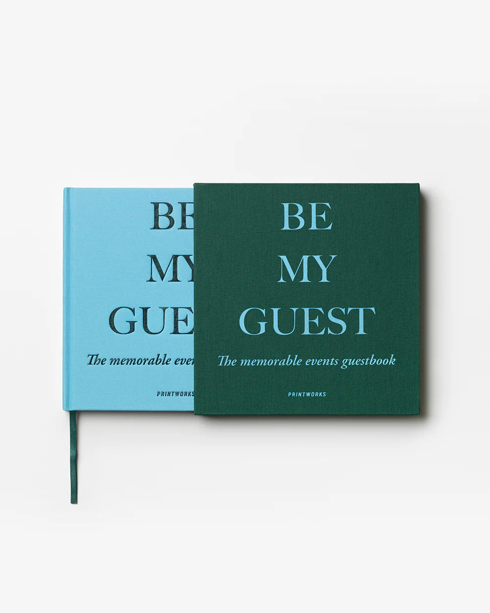 Guest Book - Green/Blue