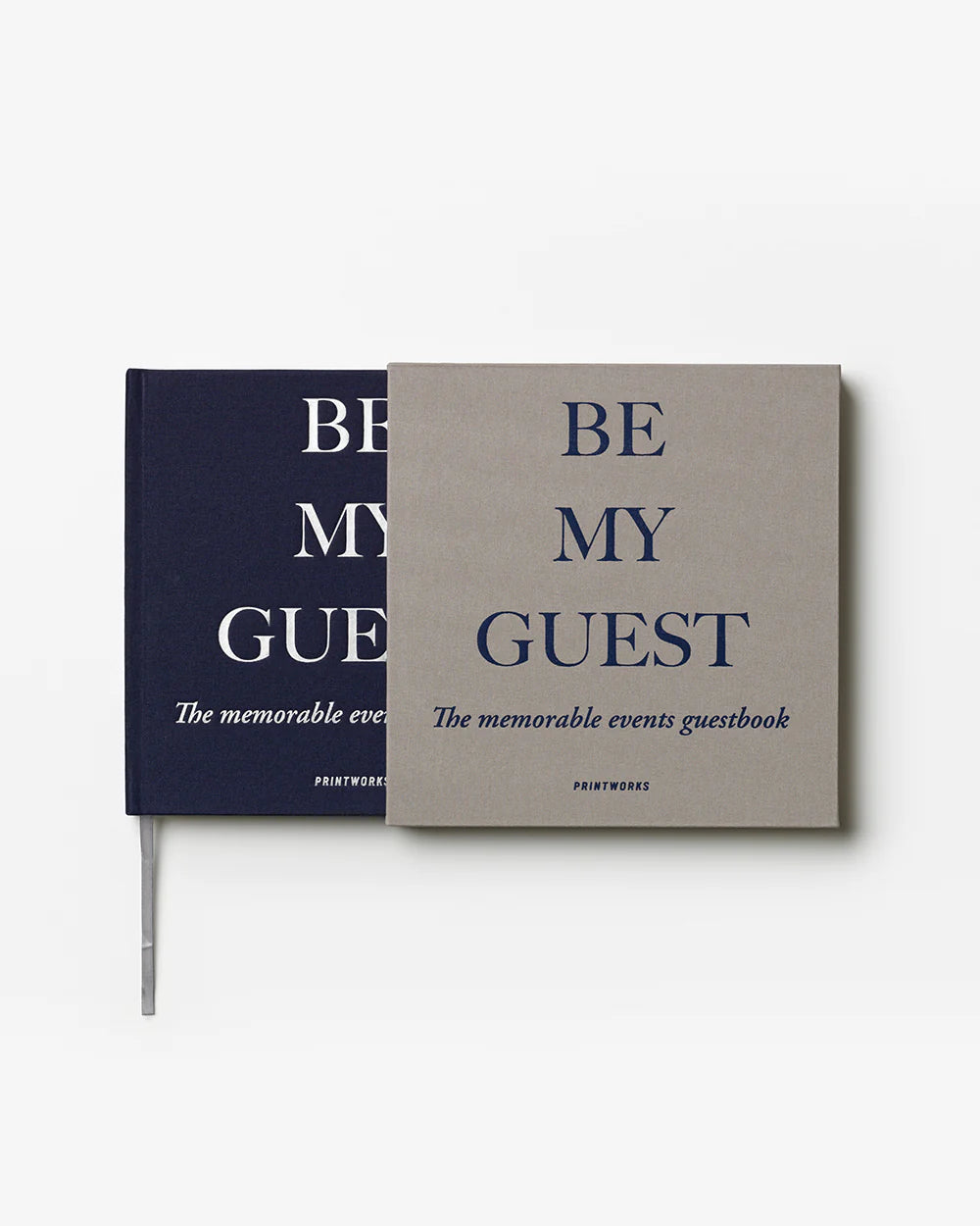 Guest Book - Grey/Navy