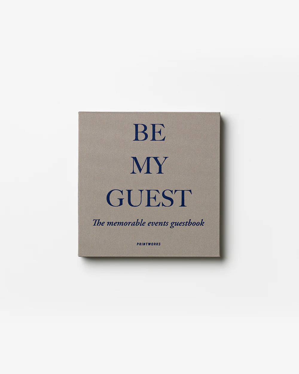 Guest Book - Grey/Navy