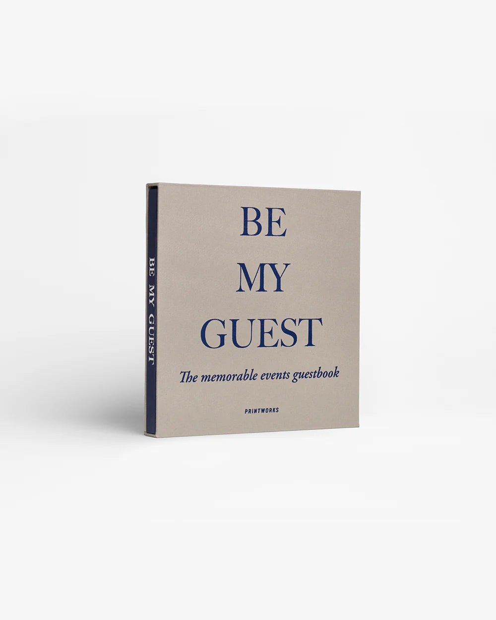 Guest Book - Grey/Navy