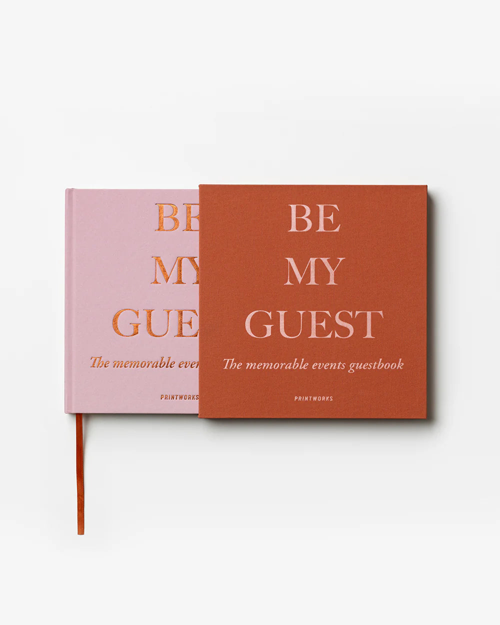 Guest Book - Rust/Pink