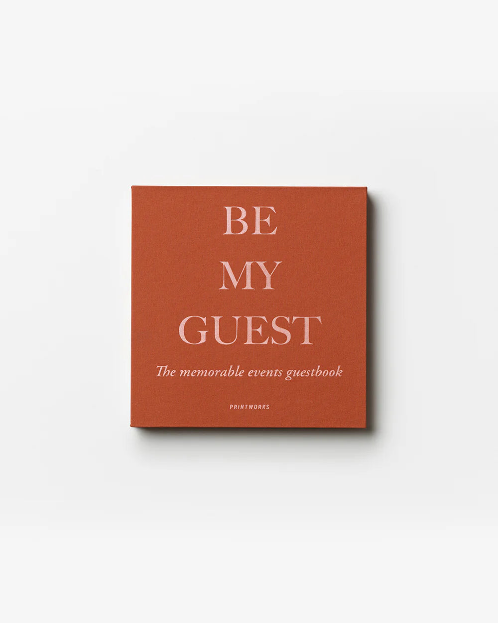 Guest Book - Rust/Pink