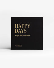 Photo Album - Happy Days, Black (S)
