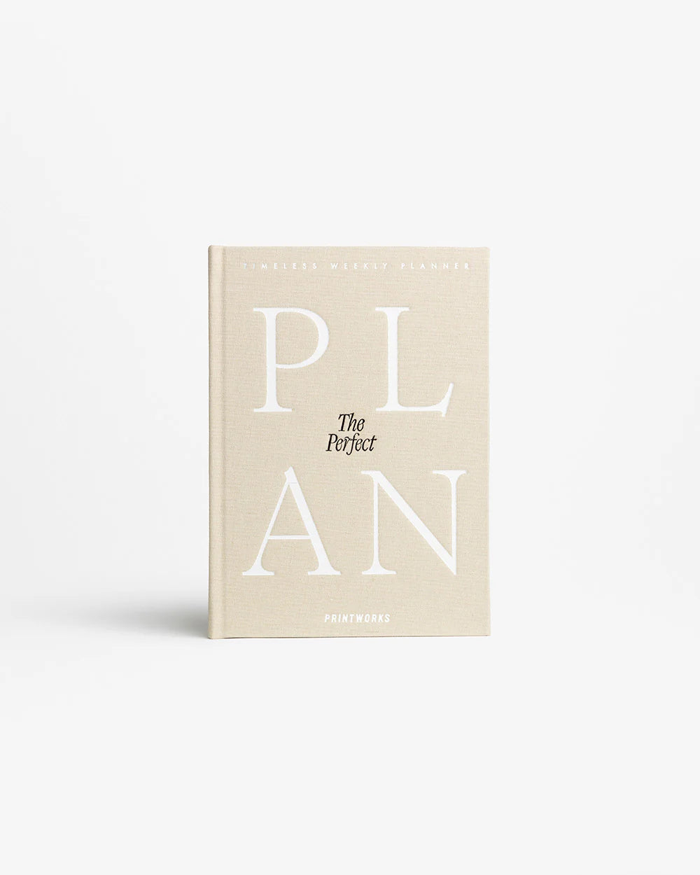 Weekly Planner - The Perfect Plan, Beige