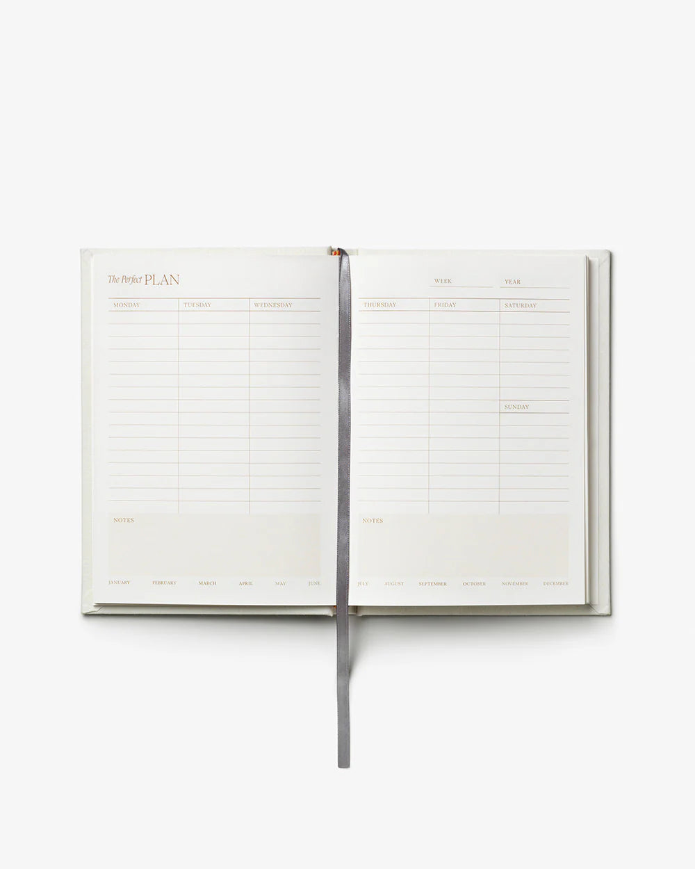 Weekly Planner - The Perfect Plan, Beige