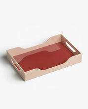 Lacquered Tray - Swell, Maroon/Pink L