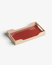 Lacquered Tray - Swell, Maroon/Pink M
