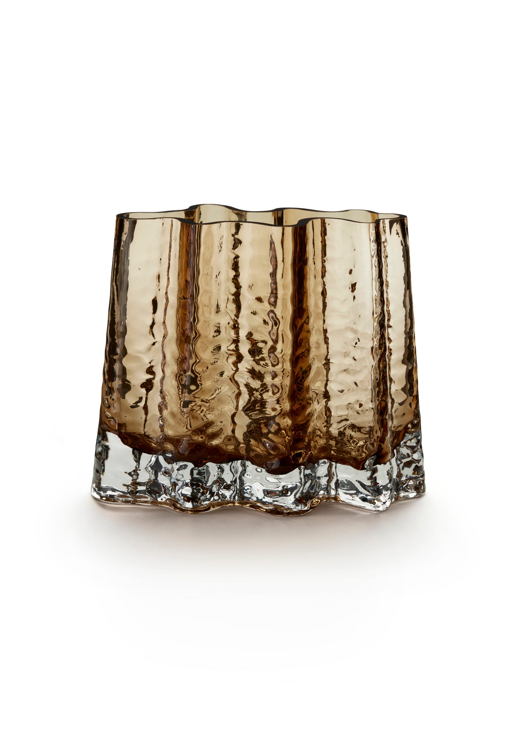 Gry Wide Vas 19cm, Cognac