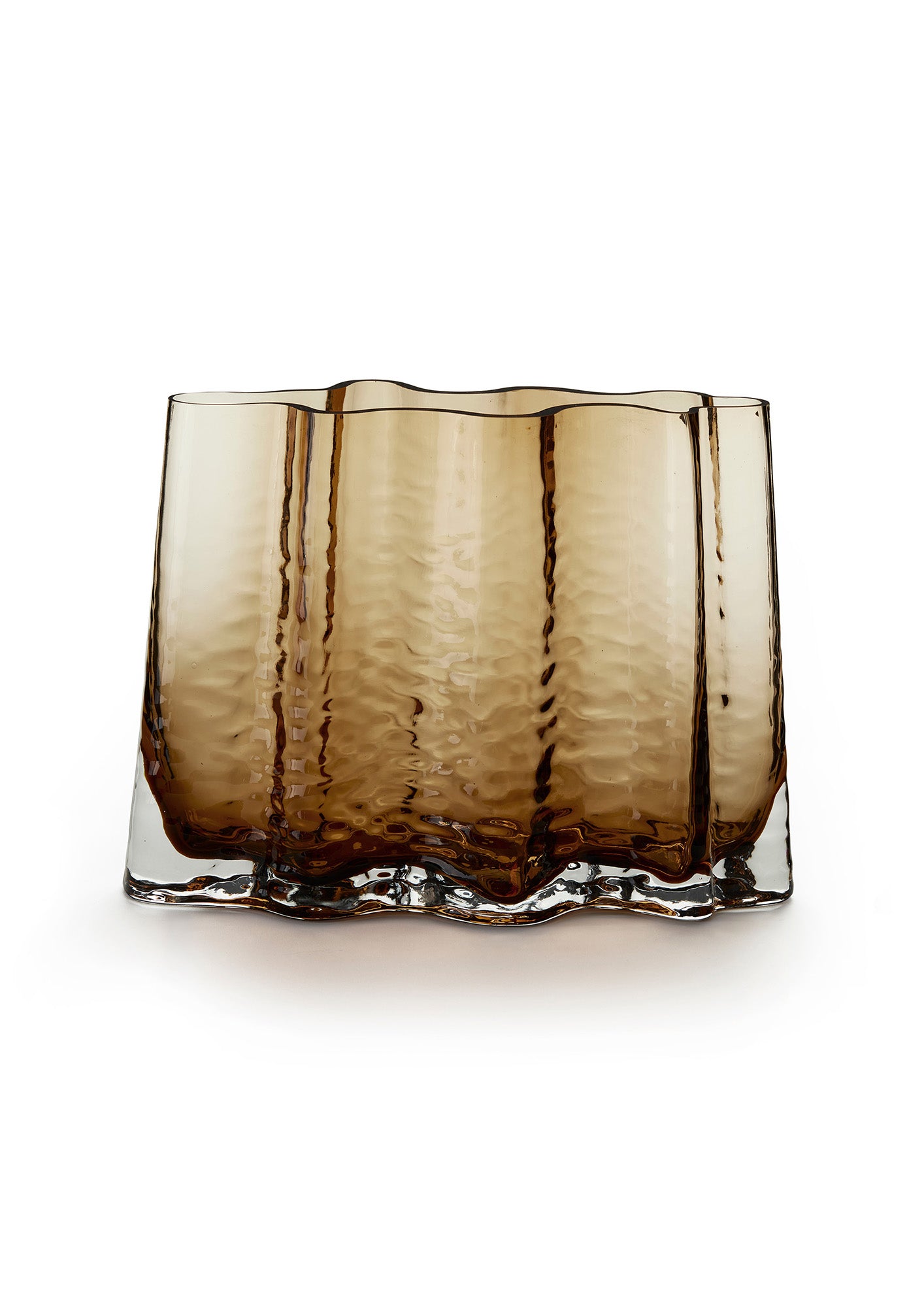 Gry Wide Vas 24cm, Cognac