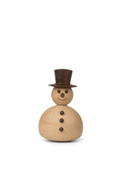 Trädekoration Snögubbe H14,2x Ø8,8 cm