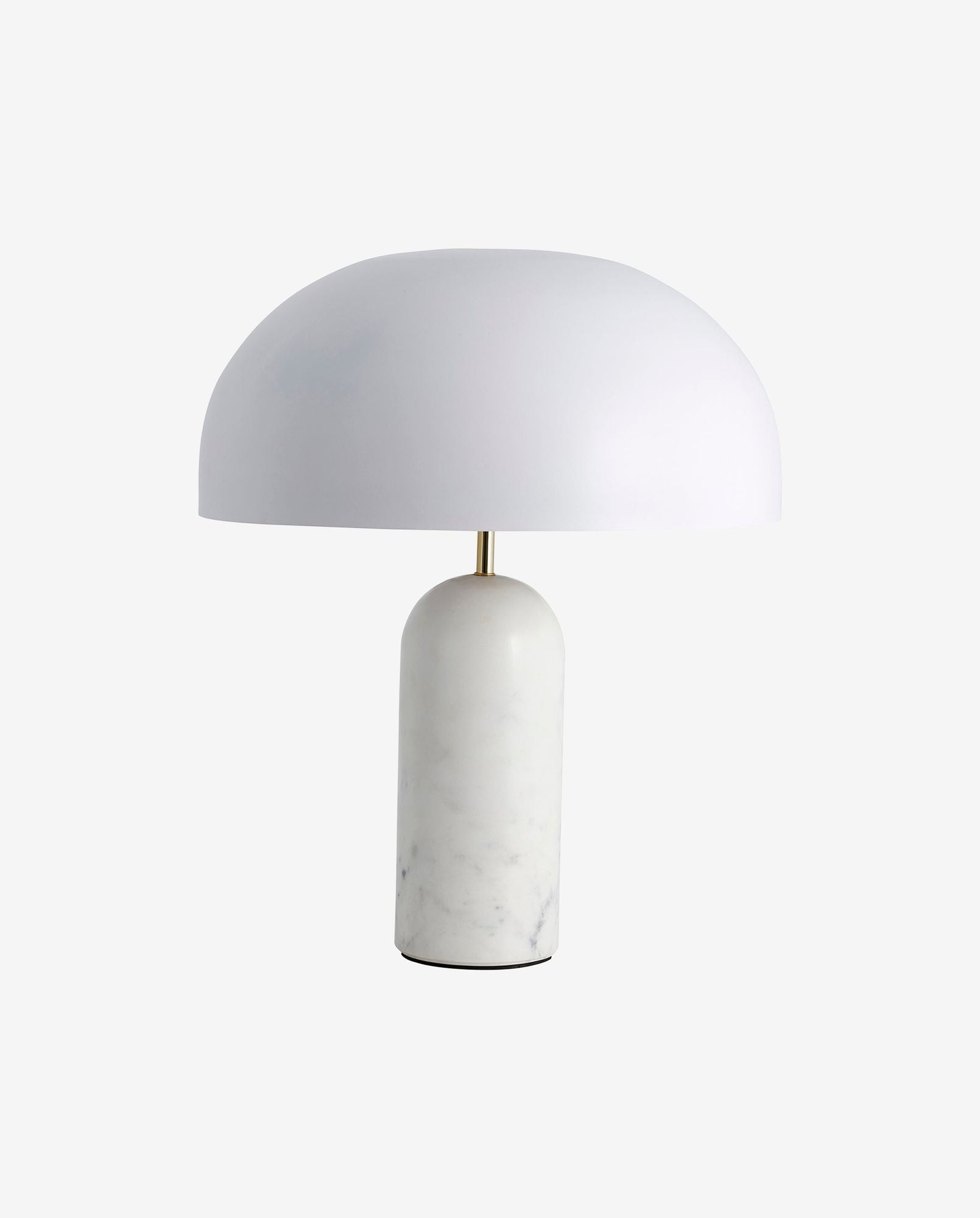 ATLAS Bordslampa Marmor, Vit
