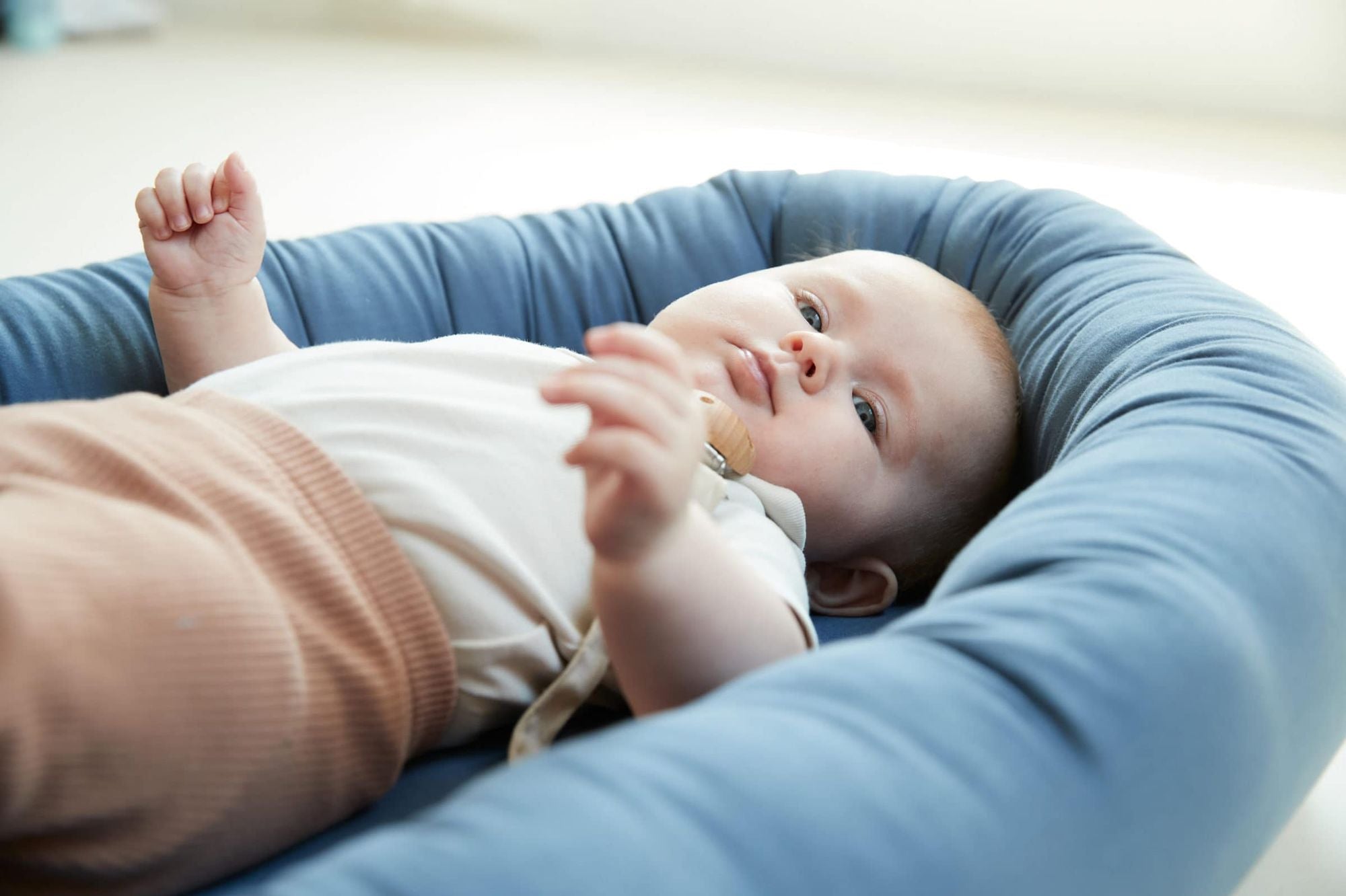 Babynest, Kapok Muddly blue