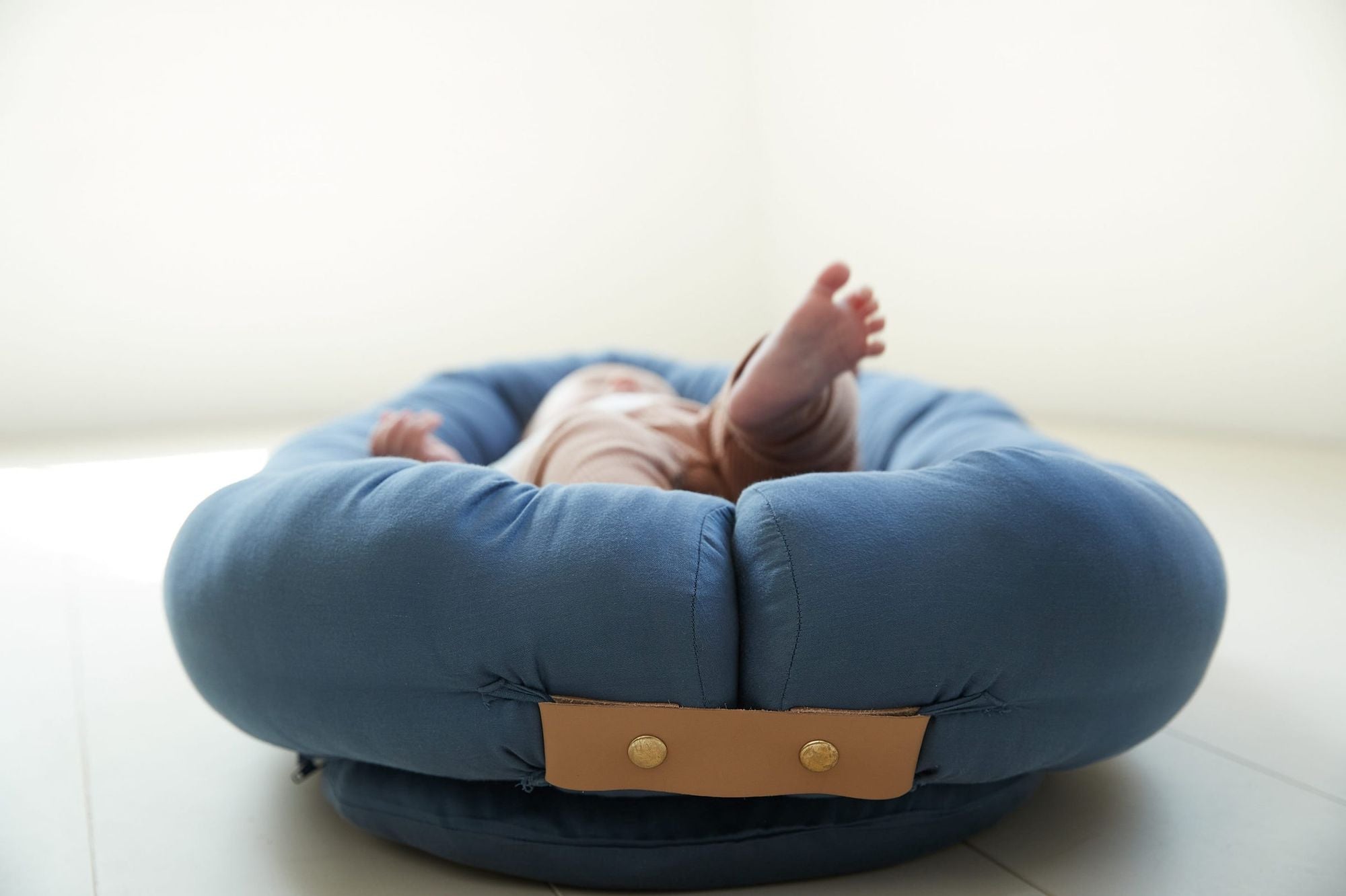 Babynest, Kapok Muddly blue