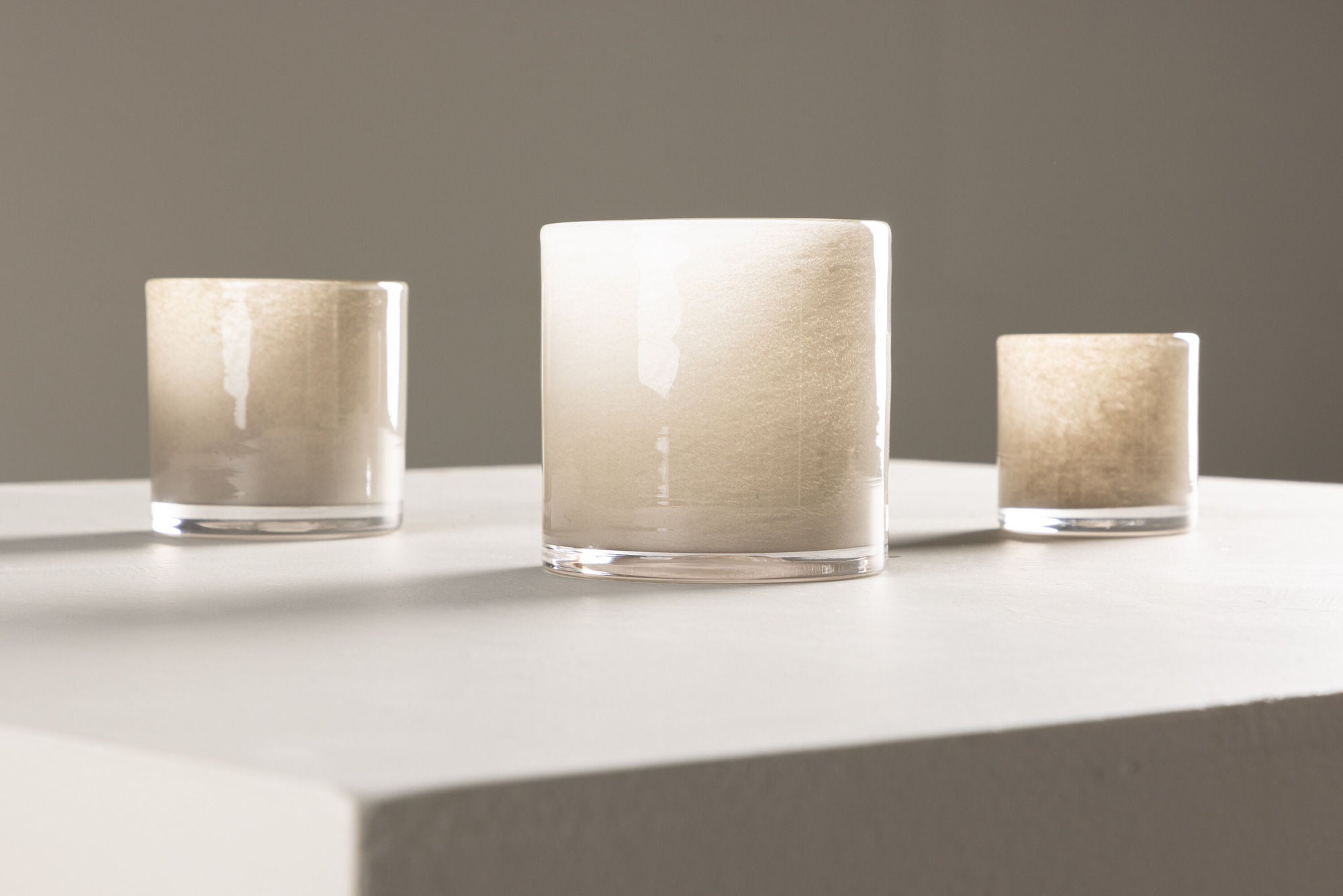 Glora Ljuslykta Stor, Beige