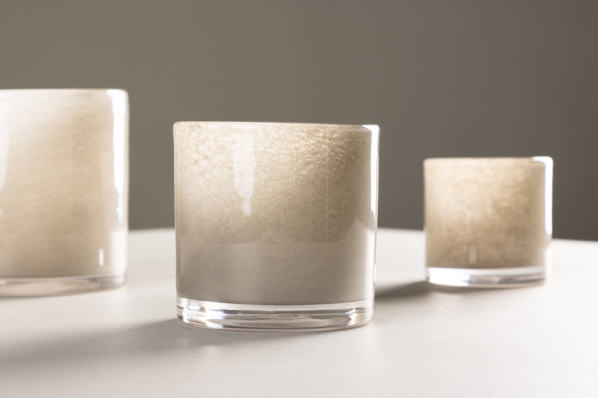 Glora Ljuslykta Mellan, Beige