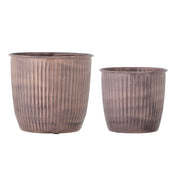 Kenzie Kruka Metall 2-Pack, Rose
