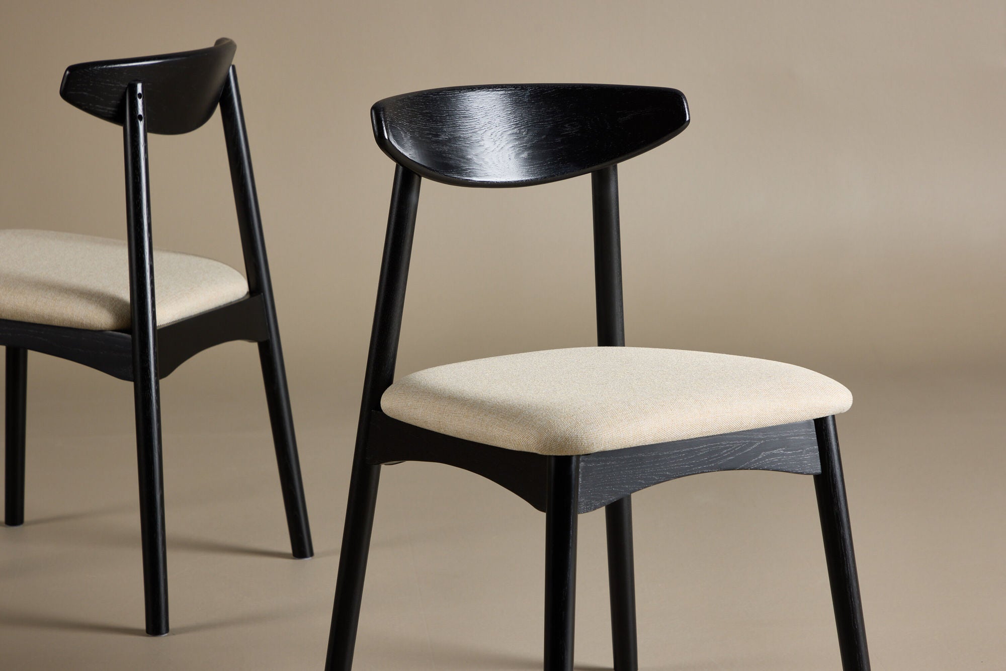 Ven Matstol 2-Pack, Svart
