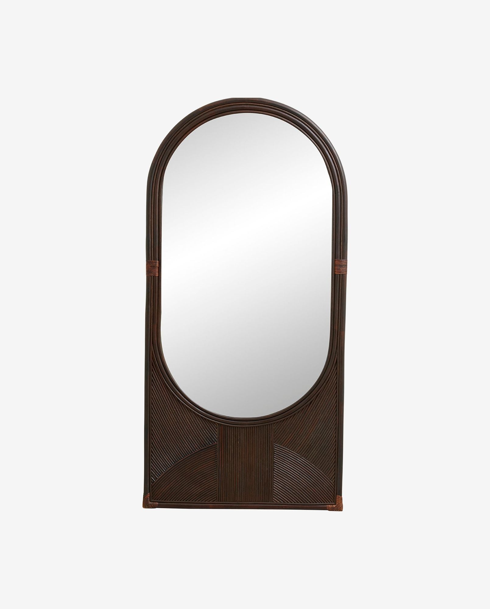TURA Golvspegel L, Brun