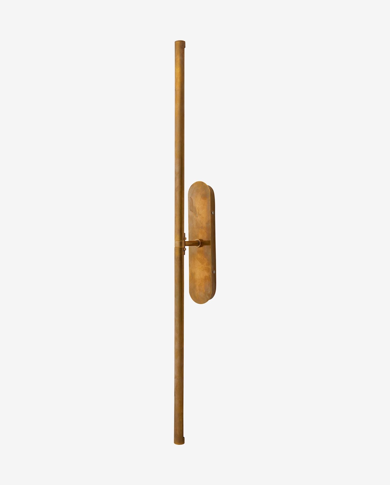 LUNA Vägglampa L, Mässing