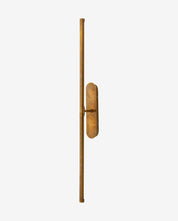 LUNA Vägglampa L, Mässing