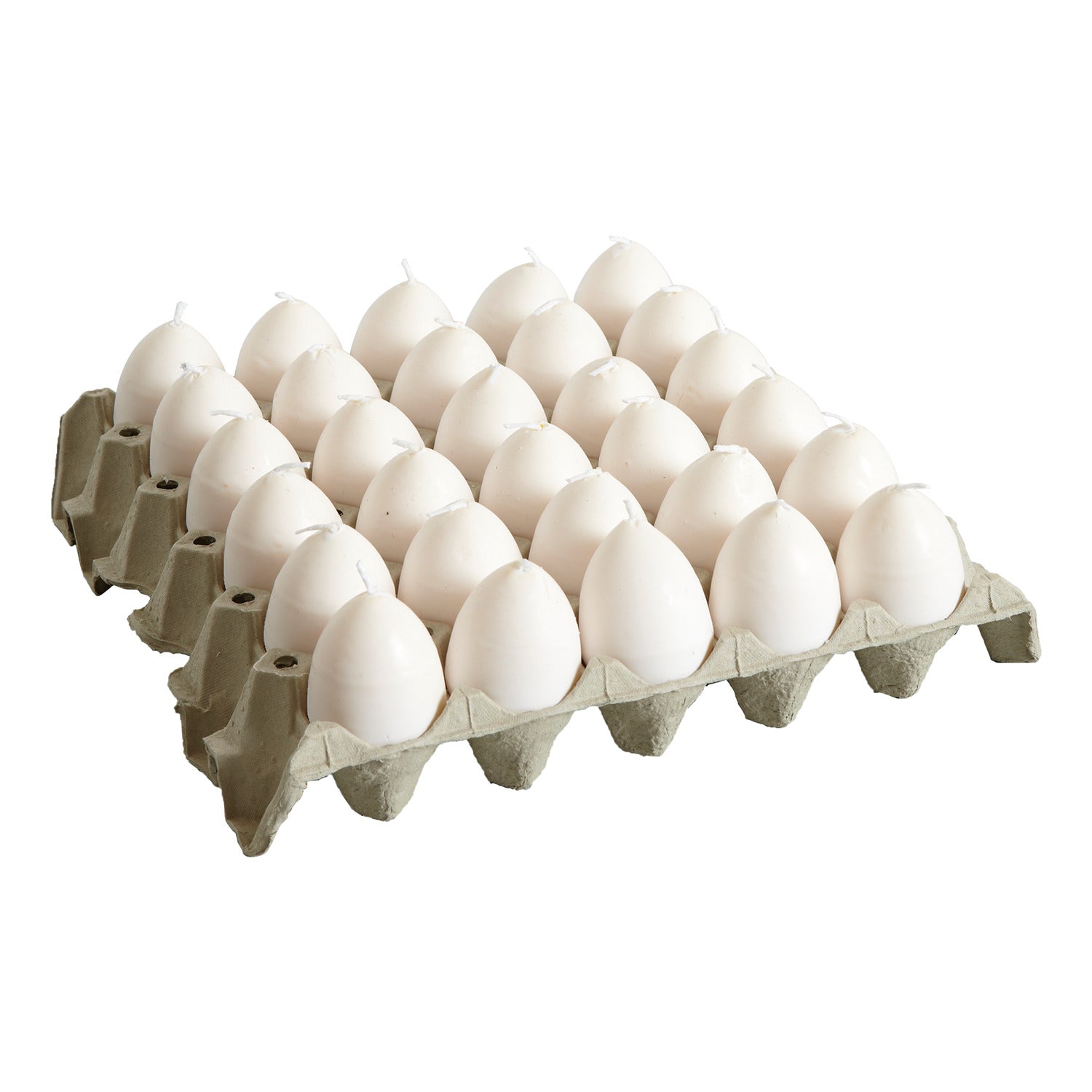 Affari of Sweden EGG CANDLES Hönsägg med gula, Vit - Azalea Home