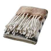 Affari of Sweden FRASSE Filt, Beige/svart/vit - Azalea Home