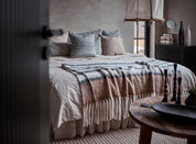 Affari of Sweden FRASSE Filt, Beige/svart/vit - Azalea Home