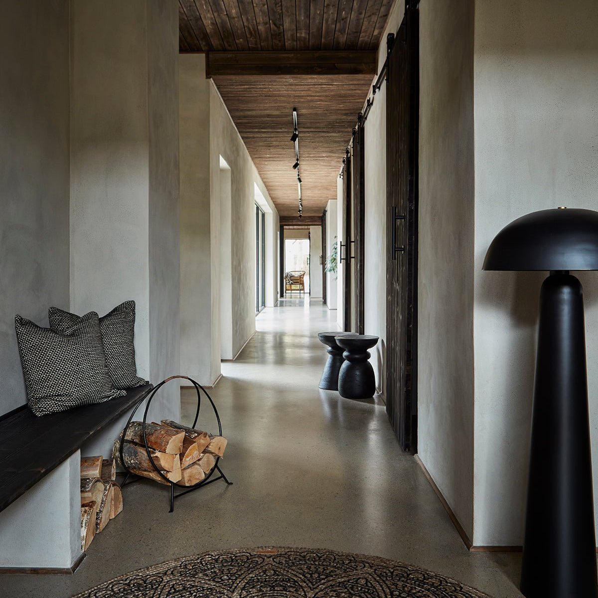 Affari of Sweden FUNGI Golvlampa, Svart - Azalea Home