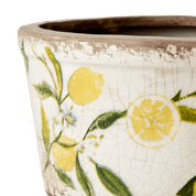 Affari of Sweden LEMONA Kruka S, Vit/grön/gul - Azalea Home