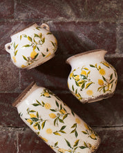 Affari of Sweden LEMONA Urna M, Vit/grön/gul - Azalea Home