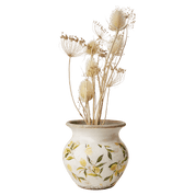 Affari of Sweden LEMONA Urna M, Vit/grön/gul - Azalea Home