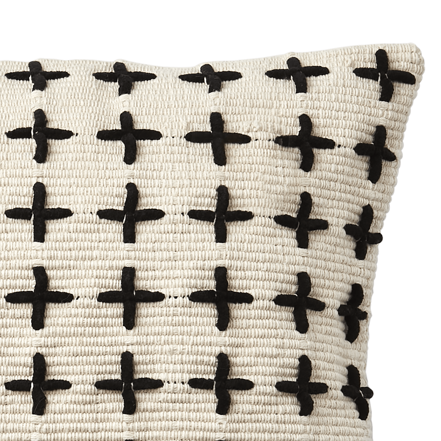 Affari of Sweden MAJA Kuddfodral 50x50, Elfenben/svart - Azalea Home